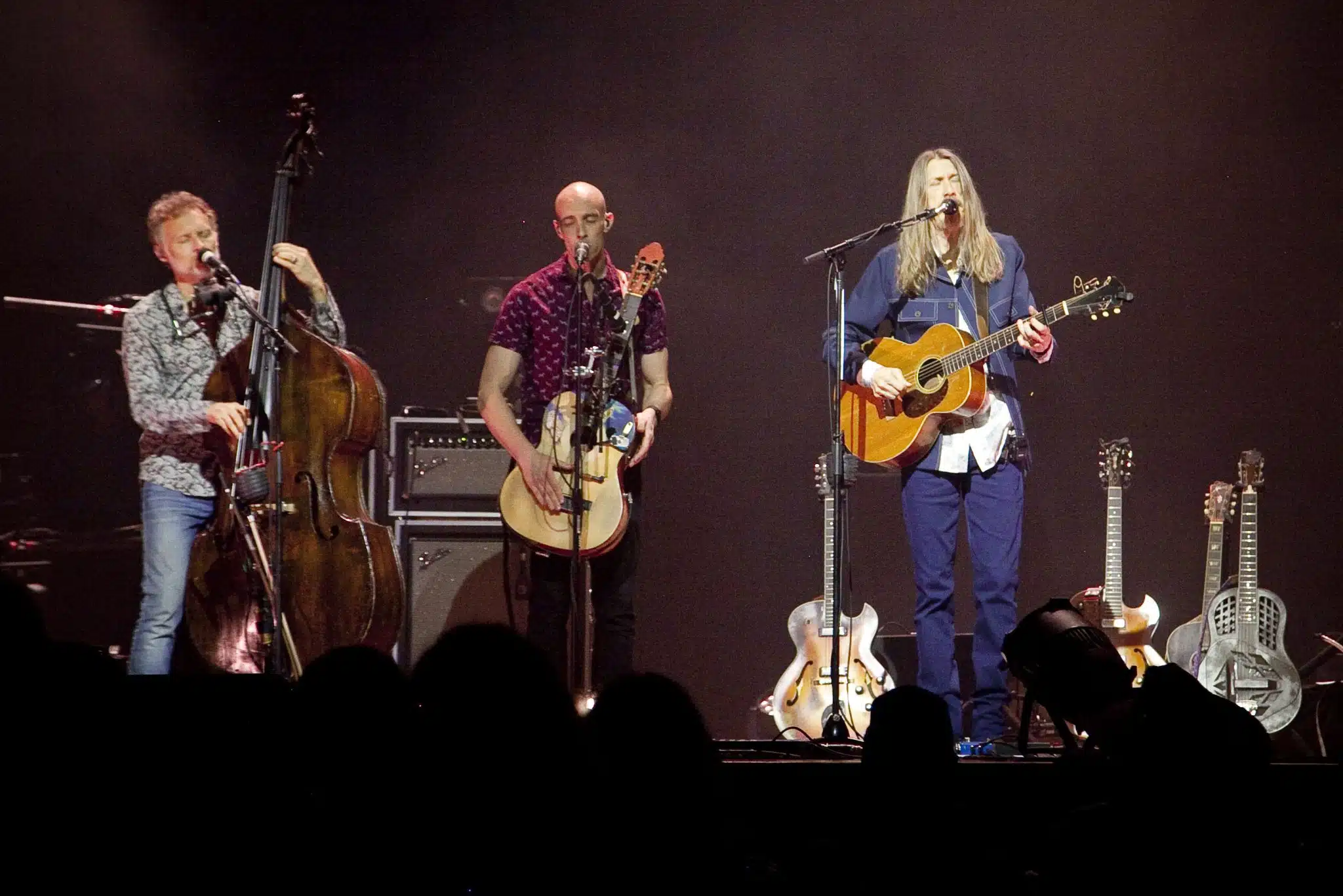 Crowd at a The Wood Brothers show